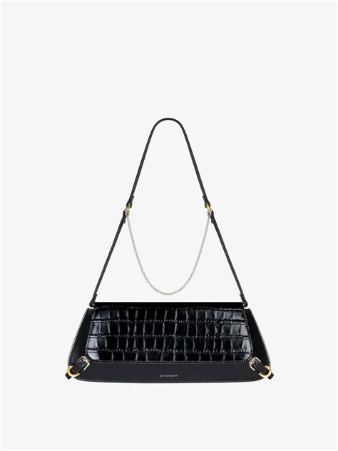 givenchy envelope clutch green|Voyou Clutch bag in crocodile effect leather .